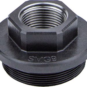 Kgm Suppressors A-SMG9-DTA-S-3 SMG9 Direct Thread Adapter Black Nitride Steel 5/8"x24 Threads