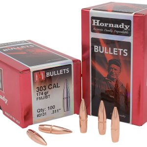 Hornady 3131 303Cal 174gr Full Metal Jacket 100 Per Box/15 Case