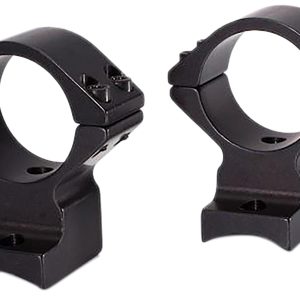 Talley 940769 Scope Mount/Ring Combo  Black Anodized Aluminum 1" Tube, CZ 600 Lux/600 Range, Medium Rings
