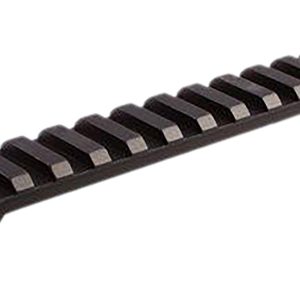 Talley PLM258160   Black Anodized Aluminum Picatinny Rail Mount Long Action 20 MOA