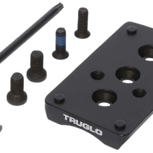 TruGlo TGTG8950M2 Pistol Red Dot Sight Mount Black Nitride Fortress Steel Trijicon RMR Mount