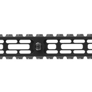 Leapers TLUMA04 ARCA Rail 9 Slot M-LOK Matte Black Anodized Aluminum 14.20" Long M-LOK Mount