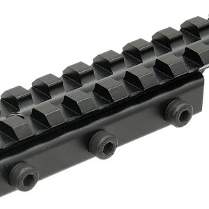 Leapers MNTPMTOWLA Picatinny Adapter Mount Matte Black Anodized Aluminum Dovetail Mount