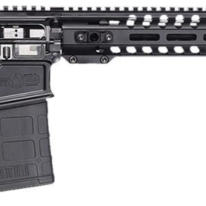 Patriot Ordnance Factory 02419 Rogue DI 308 Win 20+1 18.50" Picatinny Rail Receiver, M-LOK/Picatinny Rail Handguard, Black Polymer Stock & Grip