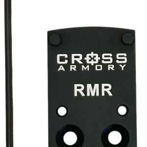 Cross Armory CRRMADAPTER Adapter Plate Black Oxide Aluminum Compatible w/ RMR Optics