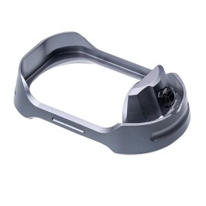 Tyrant CNC TDG17MWG5GREYBLACKSCRE  Magwell Fits Glock 17 Gen 5 Grey Aluminum