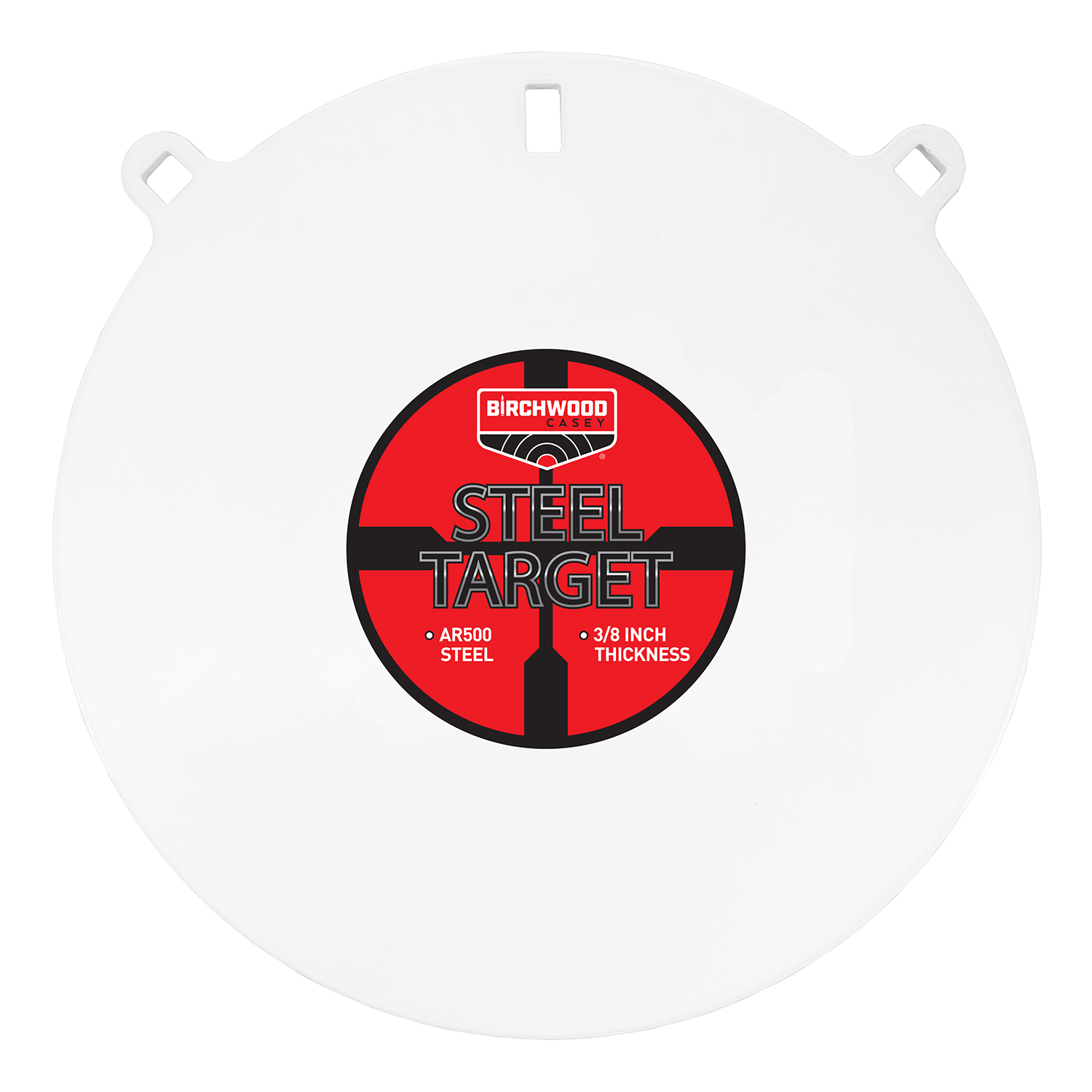 Birchwood Casey BC-RND15-38 Centerfire Target 3/8" AR500 Steel "15 Round Gong