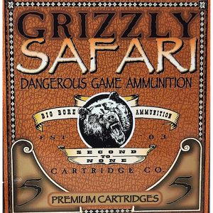 Grizzly Ammo GC5/416NE2 500-416NitroExpress 400gr Solid Brass 5 Per Box/10 Case