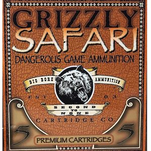 Grizzly Ammo GC47NE2 470NitroExpress 500gr Solid Brass 5 Per Box/10 Case