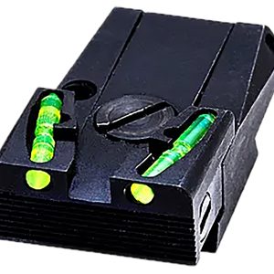 HiViz GLAD211 Adjustable Rear Sight  Front Green Fits Most Glock Models