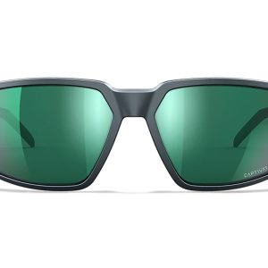 Wiley X AC6SRA07 Sierra M/L Green Mirror Lens Polycarbonate Matte Graphite Frame
