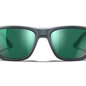 Wiley X AC6OVN17 Ovation Green Mirror Lens Dark Gray Frame