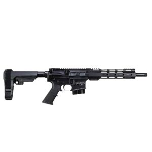 Alexander Arms PHI65ST Highlander 6.5 Grendel 10+1 11" Black Fluted Threaded Barrel, Black Anodized Picatinny Rail Receiver, Polymer SBA Tactical Brace, Black A2 Grip