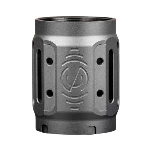 SilencerCo AC5449 Bravo MAAD Brake 2.0 Black Anodized Aluminum 2.11" OAL 1.68" Diameter