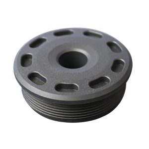 SilencerCo AC5388 Bravo Front Cap 223 Cal Titanium Black