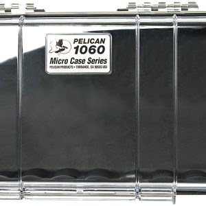 Pelican 1060025100 Micro Case Black/Clear Polycarbonate 9.88" Long