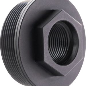 CMMG 11DB017 Zeroed HUB Mount Fits 1/2"x28 Stainless Steel Black