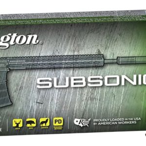 Remington Ammunition 28430 300Blackout 220gr Open Tip Flat Base 20 Per Box/10 Case
