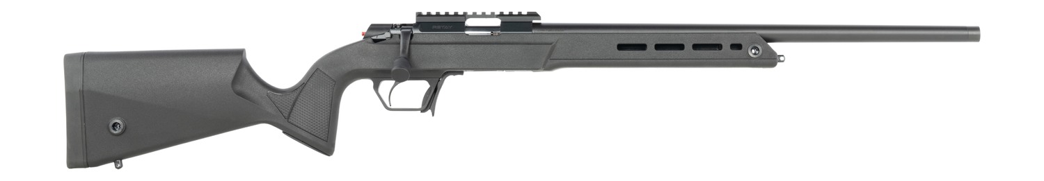 Retay USA ASD22-BLK-20 Asend Sporter 22 LR 10+1 20" Black Heavy Barrel, Black Chrome Receiver w/Picatinny Rail, Black Fixed Synthetic Stock