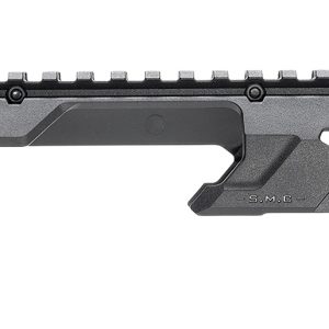 Strike Industries SMCCP320TRAIL SMC Charlie Top Rail Black Steel Compatible w/ Extended Charging Handle for P320 Slides
