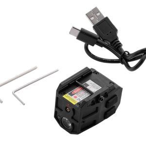 Alliance Consumer Group IPRMLT0003 MYCRO Rail Mount Light Matte Black PA66 Nylon 50/150/300 Lumens Green Laser