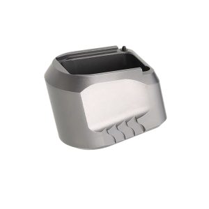 Tyrant CNC TDMPMAGEXFSGREY  Magazine Extension Fits S&W M&P 9/40 5rd Compatible w/ Full-Size M&P 1.0/2.0 frames Grey Aluminum