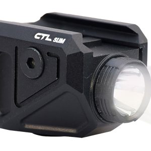 Viridian 9300050 CTL Slim C Series Black Glock 43X/48 MOS 550 Lumens 25 Yards Day/1 Mile Night Beam Rail Mount
