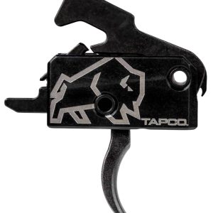 Tapco TAP22034 Rifle Trigger Black Curved Trigger Single-Stage Fits AR-15