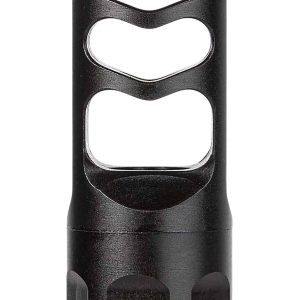 Tapco TAP22046 Self Timing Muzzle Brake Black Nitride Steel 5/8"x24 Threads 30 Cal