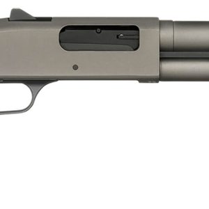 Mossberg 50798 590A1 NFA Pro 12 Gauge 5+1 14" Tungsten Gray Cerakote Barrel & Steel Drilled & Tapped Receiver, Fixed Black Synthetic Stock