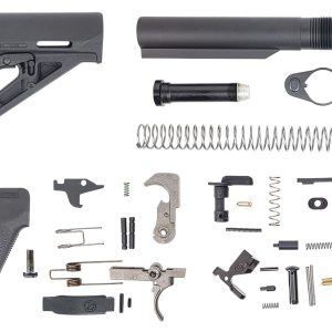 Dpms Panther Arms DP51655109854 MOE PPT Lower Build Kit AR-15 Includes Black Magpul Grip & Magpul MOE Black Stock