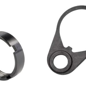 White Label Armory WLA-BUF-7007-01 Quick Detach End Plate Kit Black Aluminum/Steel AR-15