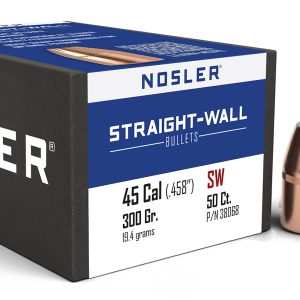 Nosler 38068 Straight Wall  458Cal 300gr Power Point 50CT