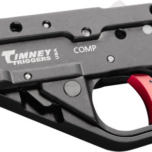 Timney Triggers 10222CCOMP Replacement Trigger Compact Black/Red Drop-In Fits Ruger 10/22