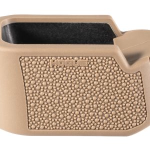 Hogue 18613 Extension Base Pad Fits Glock 19 Compatible w/ 10/15rd Magazines FDE Overmolded Rubber