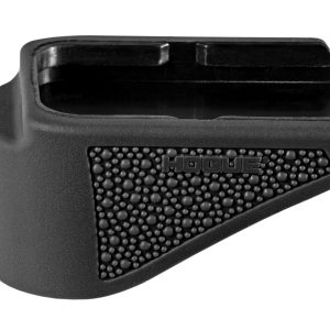 Hogue 18620 Extension Base Pad Fits Glock 26 Compatible w/ 10rd Magazine Black Overmolded Rubber