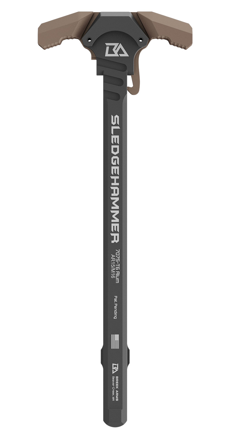 Breek Arms BRK6015FDE Sledgehammer Charging Handle Mil Spec AR15/M16 Rifles Flat Dark Earth 7075-T6 Aluminum