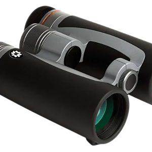 Konus 2349 Prince 10x42mm Bak-4 Prism, Center Focus, Black/Silver Aluminum w/Rubber Armor