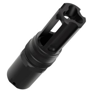 Liberty Precision Machine LPM-2007 Eclipse Pin & Weld Flash Hider Black Stainless Steel 1/2"x28 Threads 3.05"