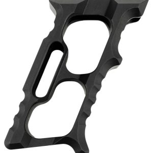 Tyrant CNC TD552BLKM1 Minivert Grip Halo Black Aluminum Fits AR15