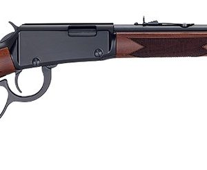 Henry H001PG22M Western 22 WMR 12+1 18.50" Blued Round Barrel, Black Aluminum Grooved Receiver, American Walnut Fixed w/Pistol Grip Stock
