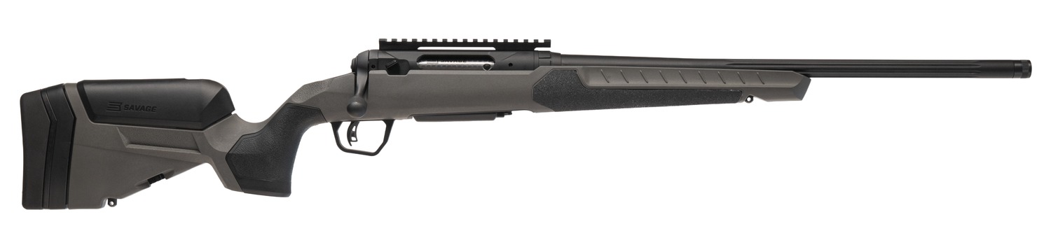 Savage Arms 32522 110 Core Hunter 22-250 Rem 4+1 20" Fluted Barrel, Flat Dark Gray AccuStock w/AccuFit V2 Synthetic Stock, Right Hand