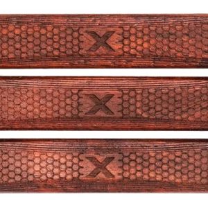 Woox SH.MLK004.S3 M-LOK Rail Covers 3 Slot American Walnut 4.88" Long