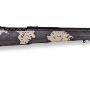 Weatherby MGS01N25RWR4B Mark V Backcountry Guide 25 WBY RPM 3+1 22" +2" Carbon Fiber BSF Threaded Barrel, Graphite Black Cerakote Steel Drilled & Tapped Receiver, Black w/Olive Green & Backpack Accent
