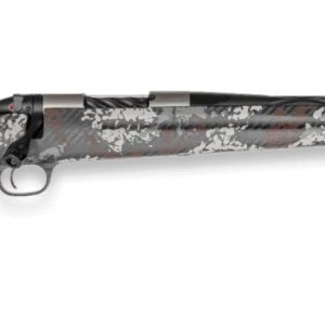 Weatherby MBP01N22CMR19B Mark V Capra 22 Creedmoor 2+1 17" Graphite Black Cerakote Fluted Threaded Barrel Titanium Receiver Drilled & Tapped Receiver Exposed Carbon w/Gray, White & Rust Sponge Accents