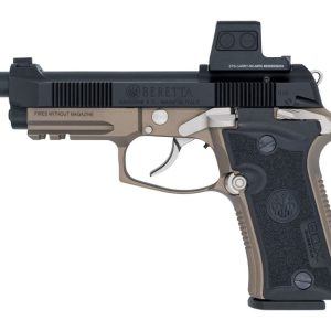 Langdon Tactical Tech 80X32BCBREZF Beretta Cheetah 80X Micro-Compact 32 ACP 13+1 4.40" Black Threaded Barrel, Black Nitride Carbon Steel Optic Ready/Serrated Slide, Black Cerakote Aluminum Frame w/Pic