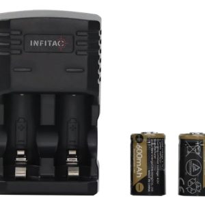 INFITAC BC01 CHARGER AND BATTERIES
