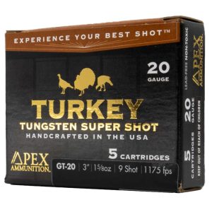 APEX AMMO GT20-9     20G 3    1-5/8 9         5/10