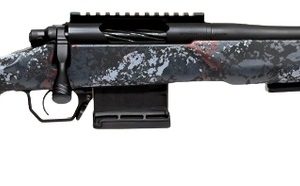 Horizon Firearms HRF-VBL-450B-16R Vandal Bloodline 450 Bushmaster 16.50" SOCOM Black Big Pins Fluting/Threaded Barrel, SOCOM Black Receiver w/Picatinny Rail, Arca Rail Forend, Iota EKO Carbon Fiber St