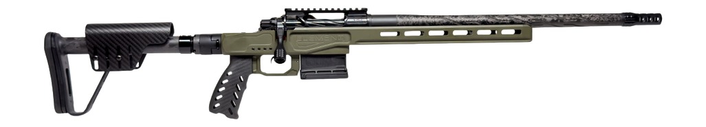 Iota Outdoors HRF-VED-300W-22R Venatic DM 300 Win 22" SOCOM Black Proof Research CF Threaded Barrel, SOCOM Black Receiver w/Picatinny Rail, ARCA Rail, OD Green Cerakote XLR Element 4.0 Stock, Right Ha